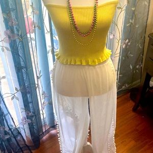 Bottom and top beach outfit